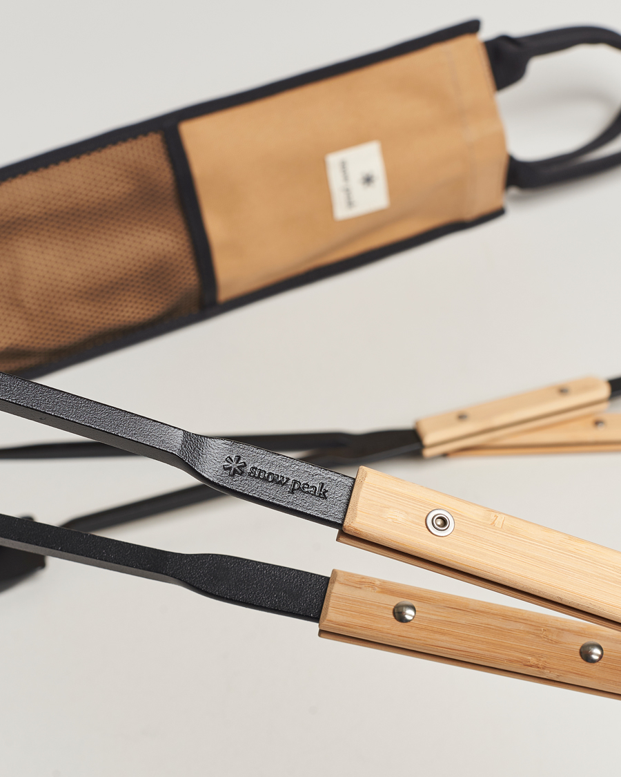 Homme | Outdoor living | Snow Peak | Fire Tool Set Pro Steel/Bamboo