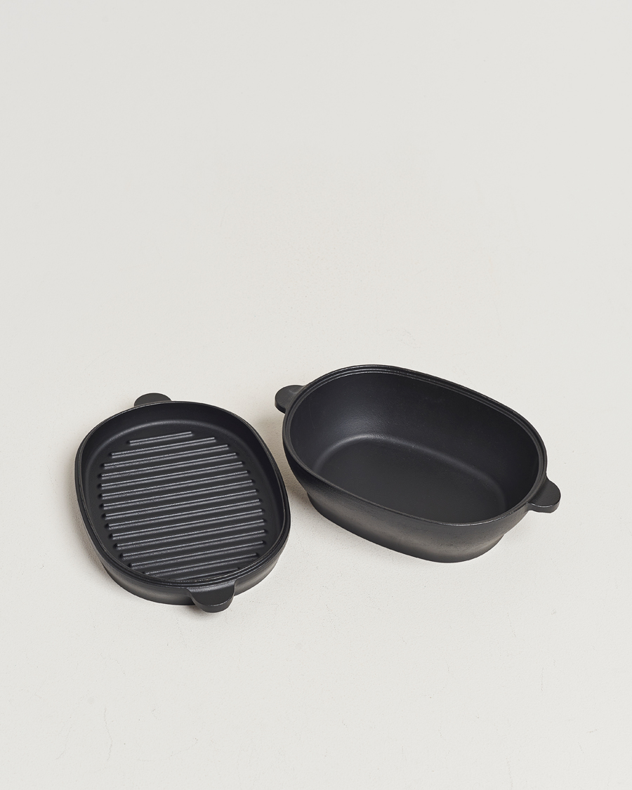 Homme | Sections | Snow Peak | Micro Oval Cast Iron Oven 