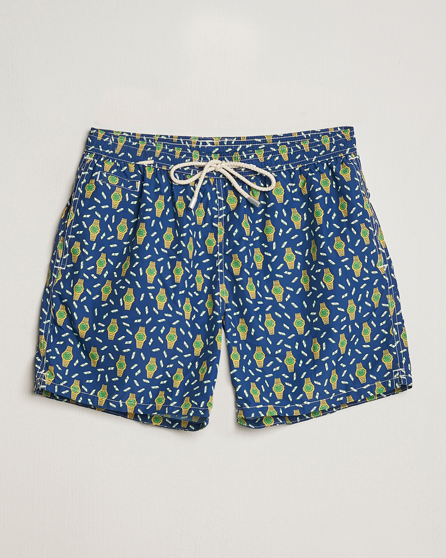 Homme | Maillots De Bain | MC2 Saint Barth | Printed Swim Shorts Hour Money