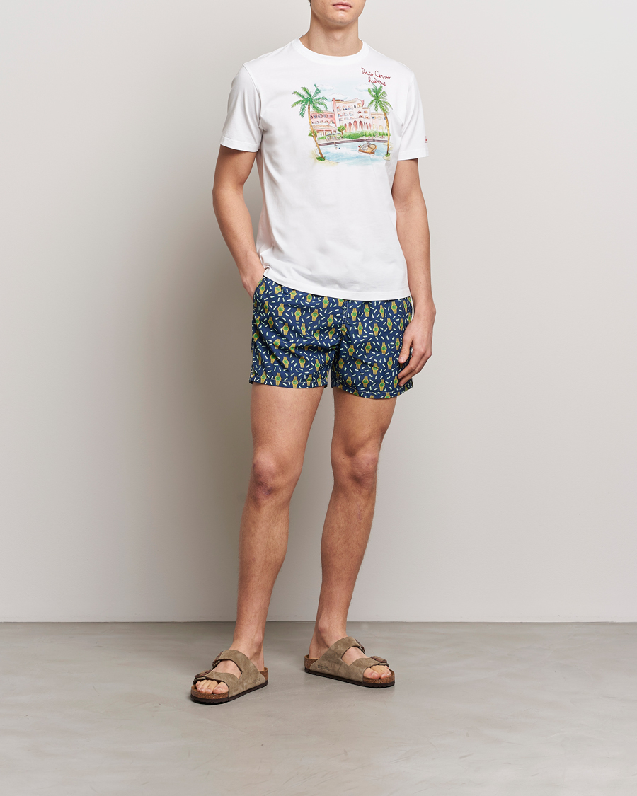 Homme | Maillots De Bain | MC2 Saint Barth | Printed Swim Shorts Hour Money