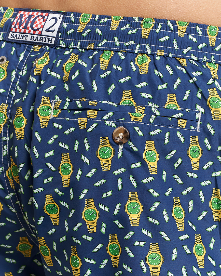 Homme | Maillots De Bain | MC2 Saint Barth | Printed Swim Shorts Hour Money