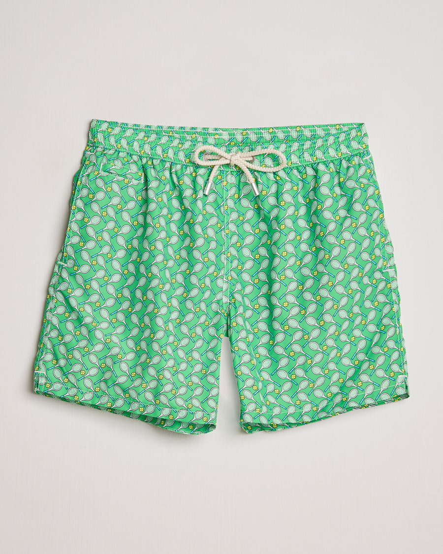 Homme | Maillots De Bain | MC2 Saint Barth | Printed Swim Shorts Tennis Cross