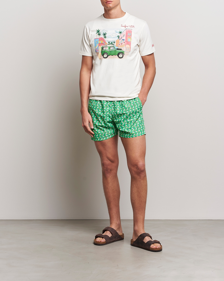 Homme | Maillots De Bain | MC2 Saint Barth | Printed Swim Shorts Tennis Cross