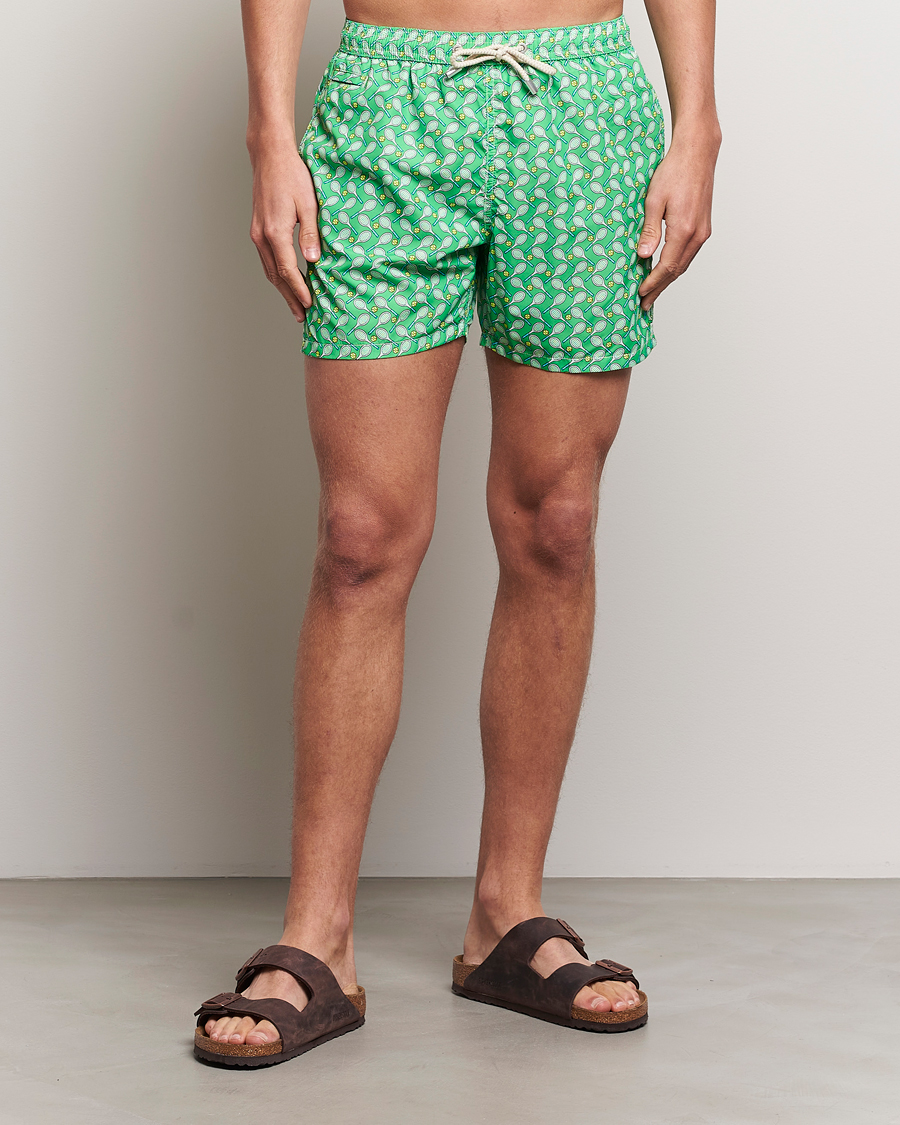 Homme | Maillots De Bain | MC2 Saint Barth | Printed Swim Shorts Tennis Cross