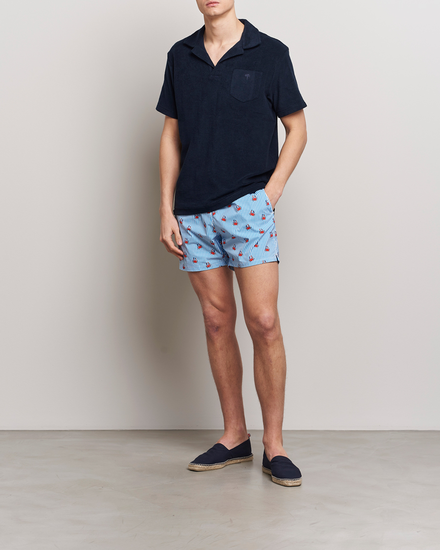 Homme | Maillots De Bain | MC2 Saint Barth | Printed Swim Shorts Crabs Stripes