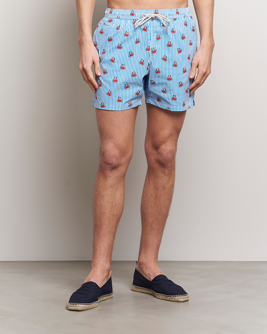 Homme | Maillots De Bain | MC2 Saint Barth | Printed Swim Shorts Crabs Stripes
