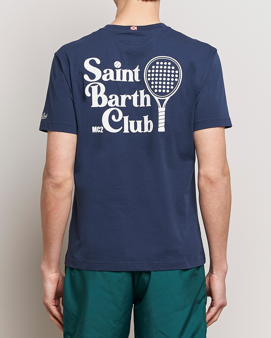 Homme | T-shirts | MC2 Saint Barth | Printed Cotton T-Shirt STB Padel Club