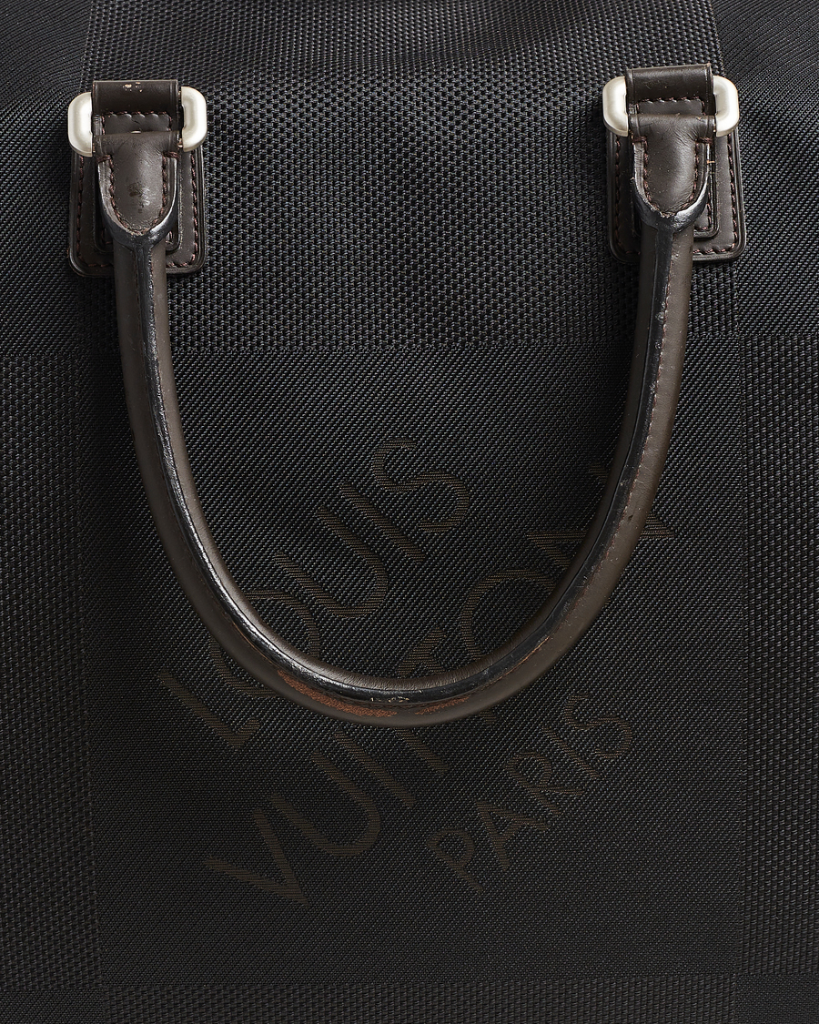 Homme | Louis Vuitton Pre-Owned Souverain Canvas Weekendbag Black | Louis Vuitton Pre-Owned | Souverain Canvas Weekendbag Black