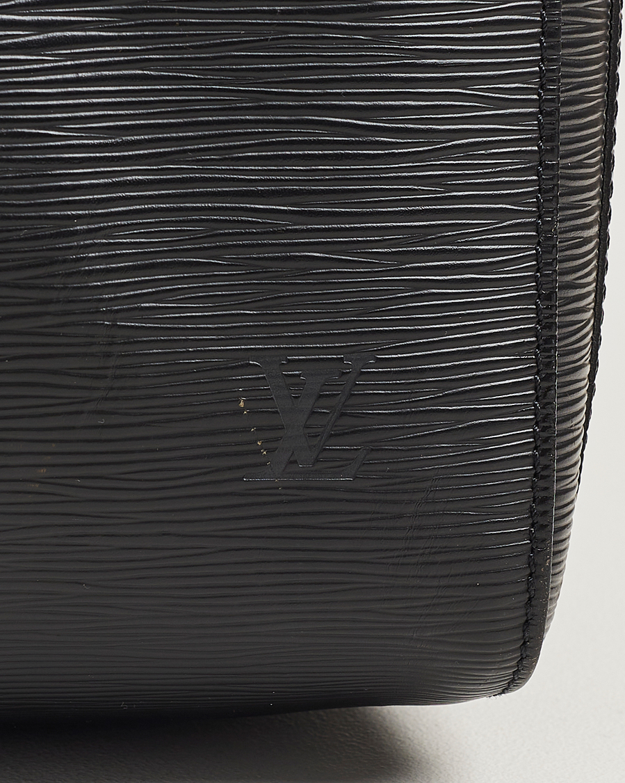 Homme | Louis Vuitton Pre-Owned Keepall 50 EPI Leather Bag Black | Louis Vuitton Pre-Owned | Keepall 50 EPI Leather Bag Black