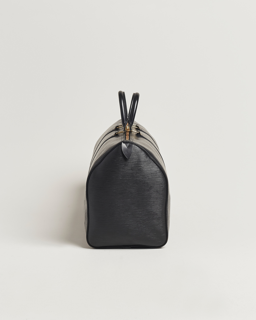 Homme | Louis Vuitton Pre-Owned Keepall 50 EPI Leather Bag Black | Louis Vuitton Pre-Owned | Keepall 50 EPI Leather Bag Black