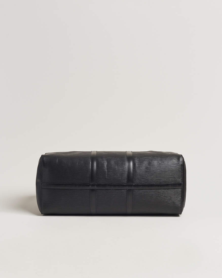 Homme | Louis Vuitton Pre-Owned Keepall 50 EPI Leather Bag Black | Louis Vuitton Pre-Owned | Keepall 50 EPI Leather Bag Black