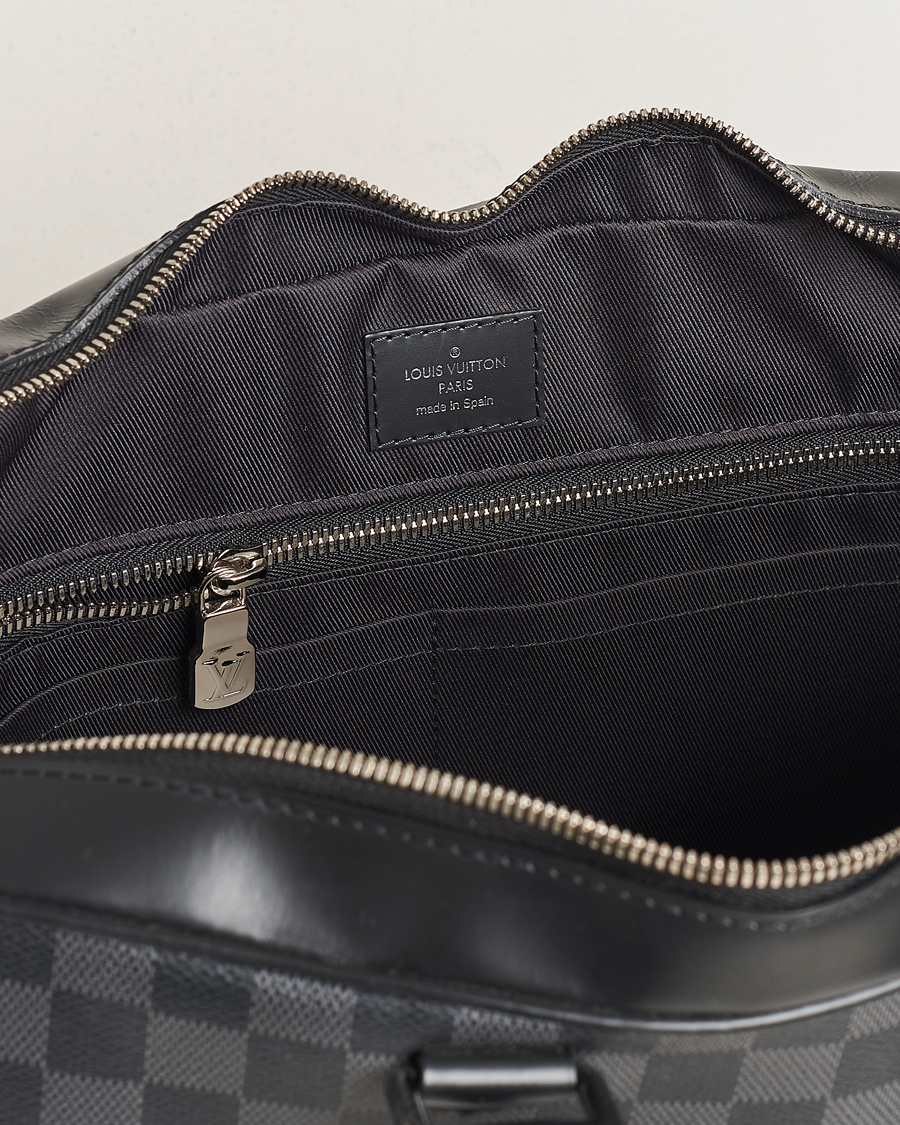 Homme | Louis Vuitton Pre-Owned Porte Document Business Damier Graphite | Louis Vuitton Pre-Owned | Porte Document Business Damier Graphite