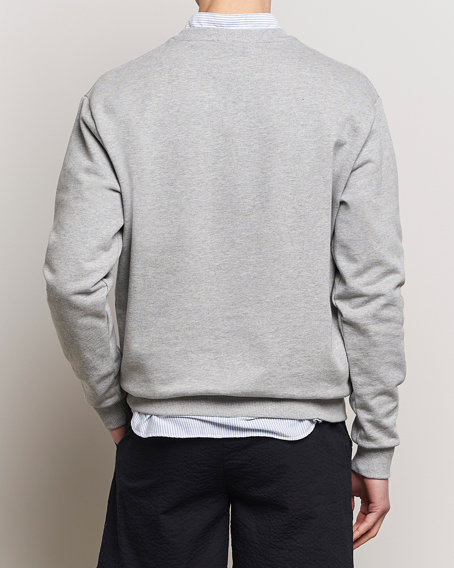 Homme | Pulls Et Tricots | LES DEUX | Charles Logo Sweatshirt Light Grey Melange