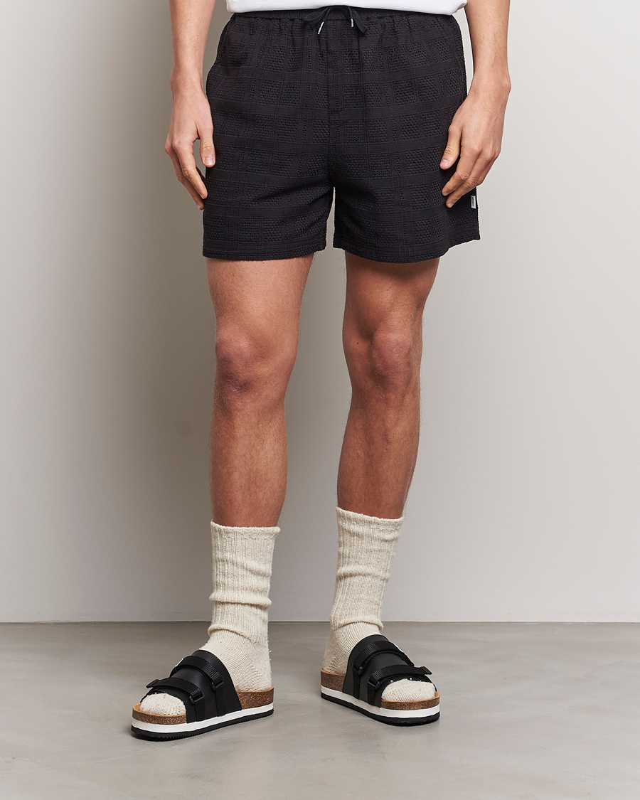Homme | Shorts À Cordon De Serrage | LES DEUX | Charlie Knitted Shorts Black