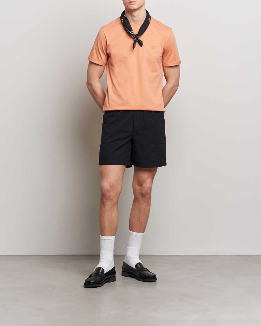 Homme | T-shirts | LES DEUX | Nørregaard Cotton T-Shirt Baked Papaya Orange
