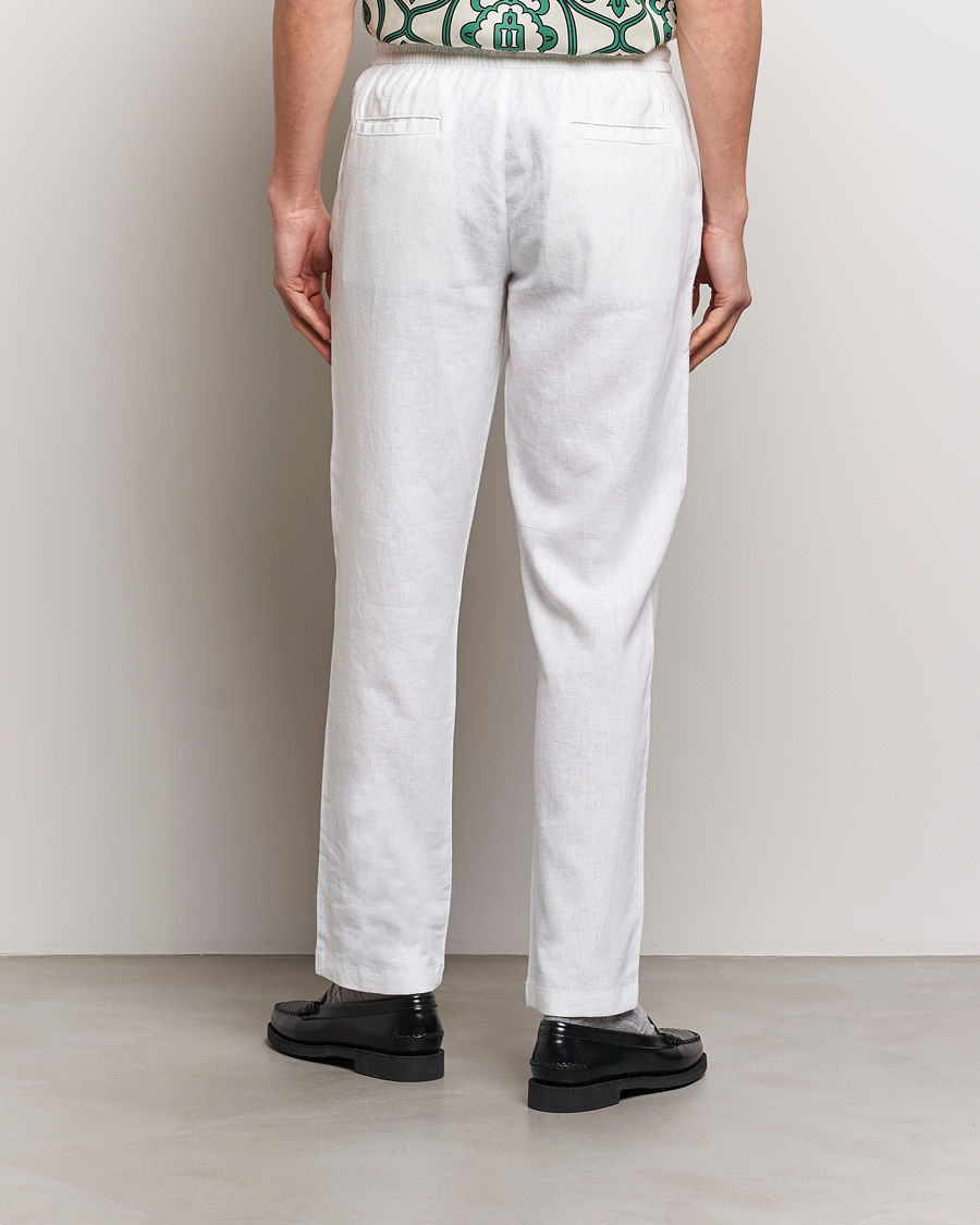 Homme | Pantalons | LES DEUX | Patrick Linen Pants White