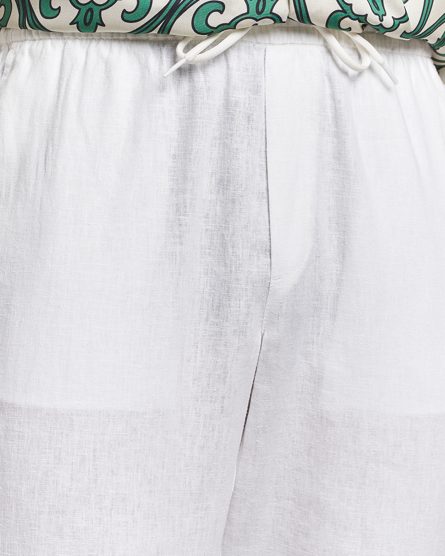 Homme | Pantalons | LES DEUX | Patrick Linen Pants White