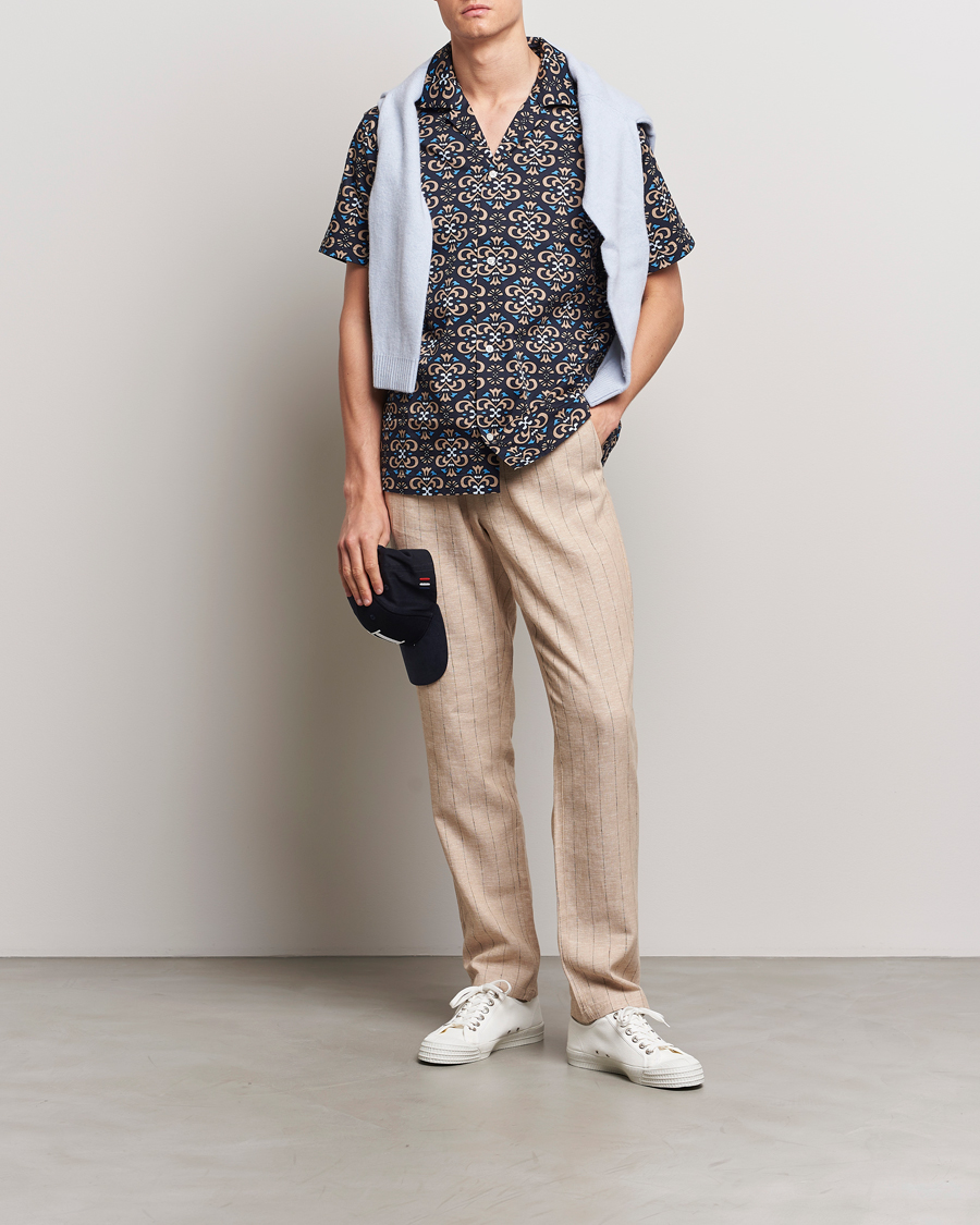 Homme | Pantalons | LES DEUX | Patrick Linen Pants Warm Sand