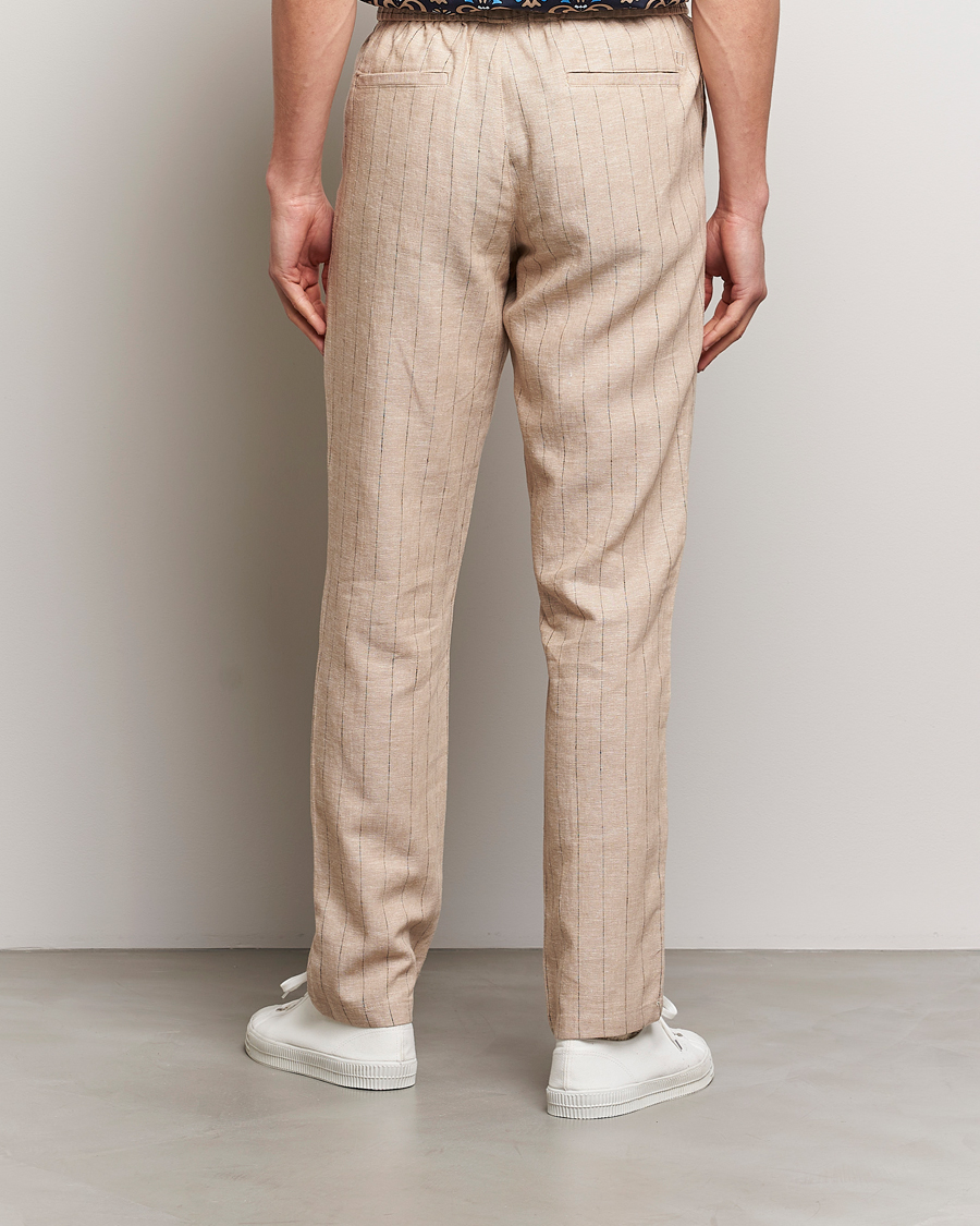 Homme | Pantalons | LES DEUX | Patrick Linen Pants Warm Sand