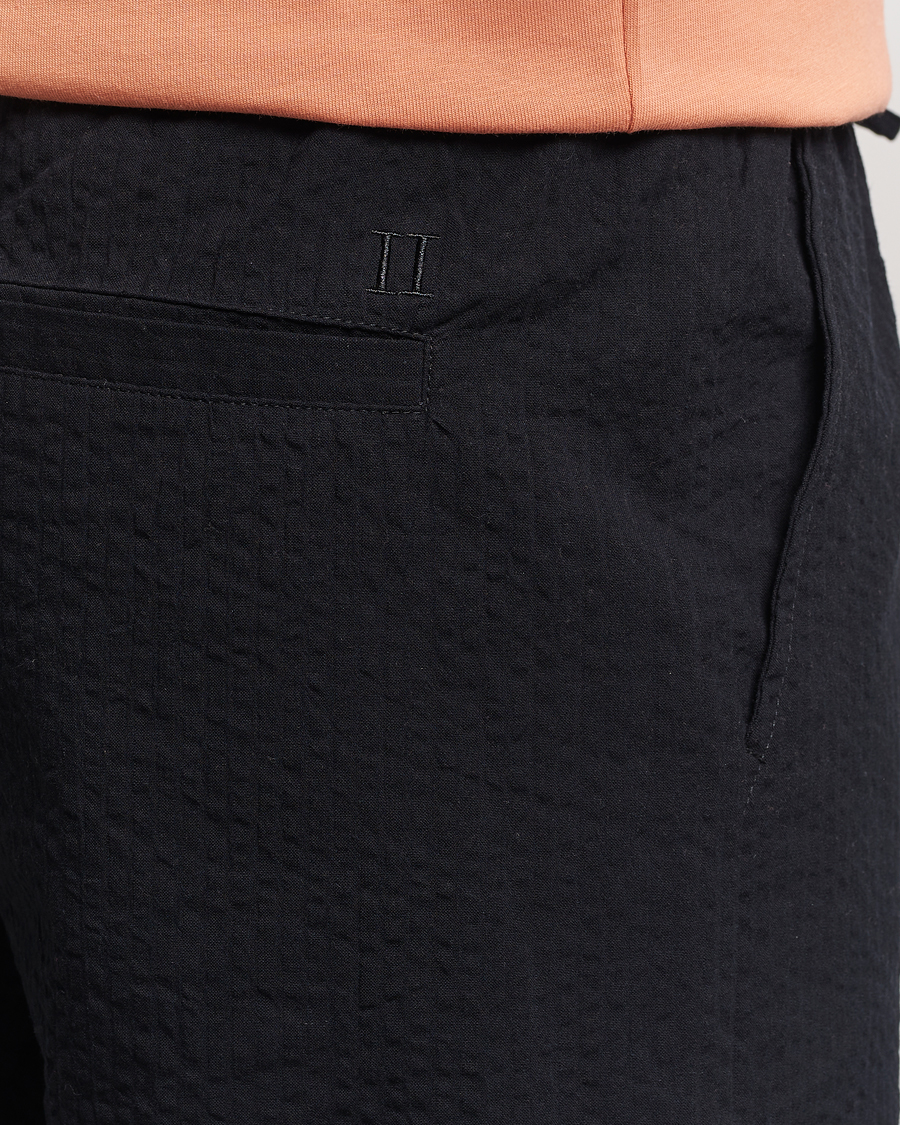 Homme | Shorts | LES DEUX | Patrick Seersucker Shorts Black