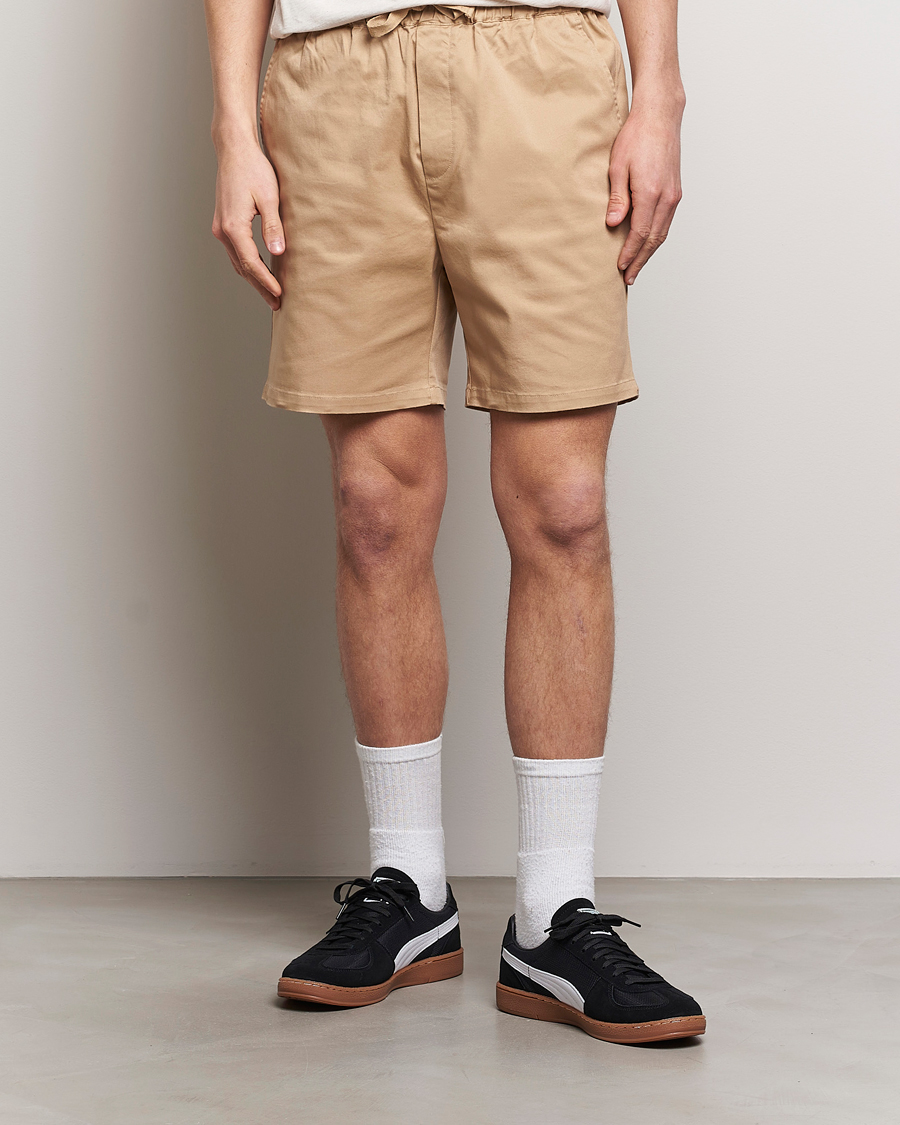 Homme | Shorts À Cordon De Serrage | LES DEUX | Otto Cotton Shorts Warm Sand