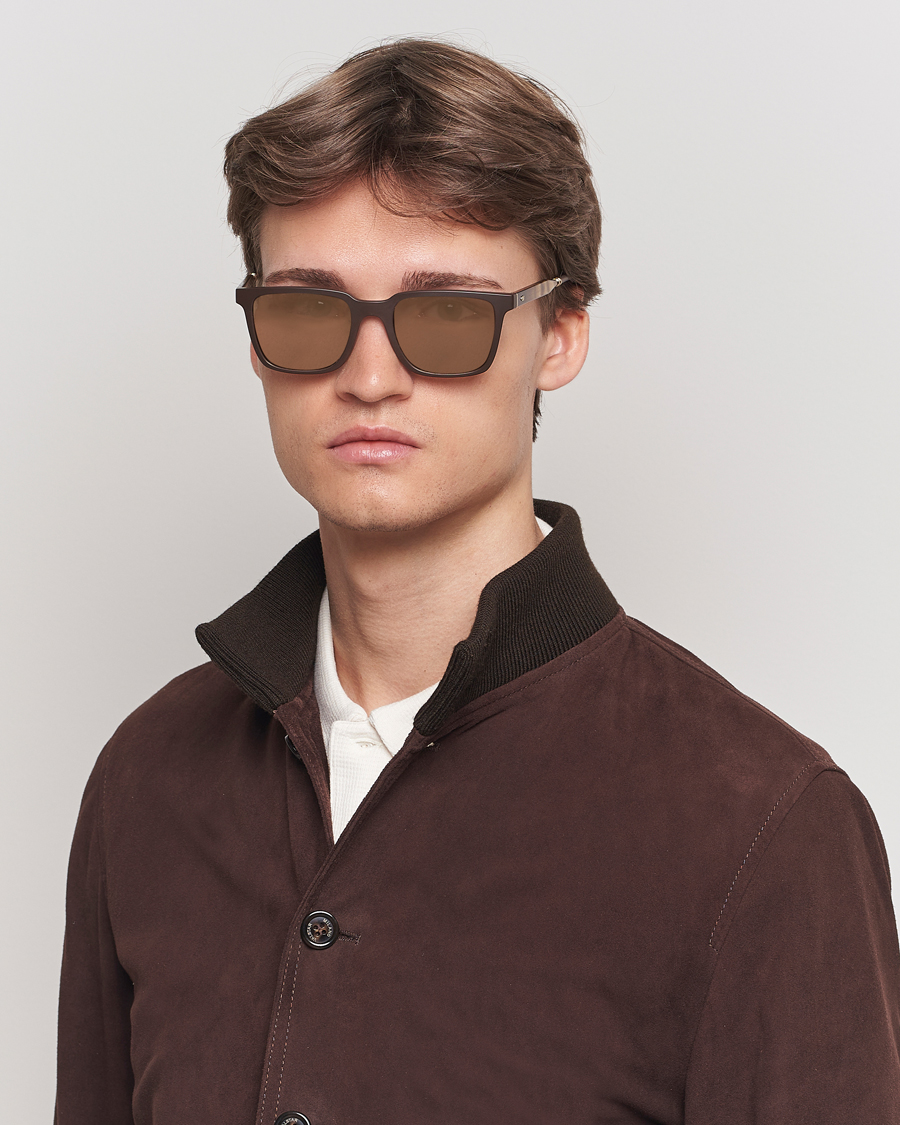 Homme | Lunettes De Soleil | Oliver Peoples | Mr. Federer Sunglasses Matte Umber