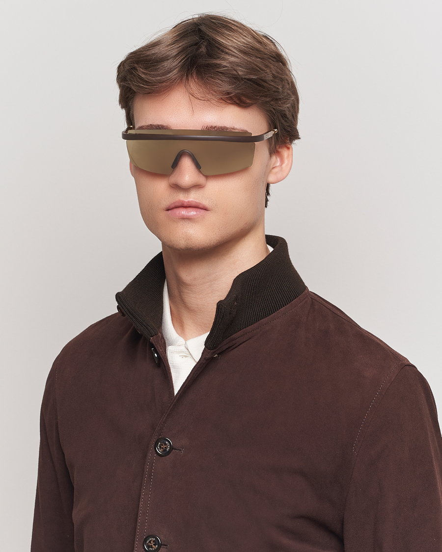 Homme |  | Oliver Peoples | R-4 Sunglasses Matte Umber