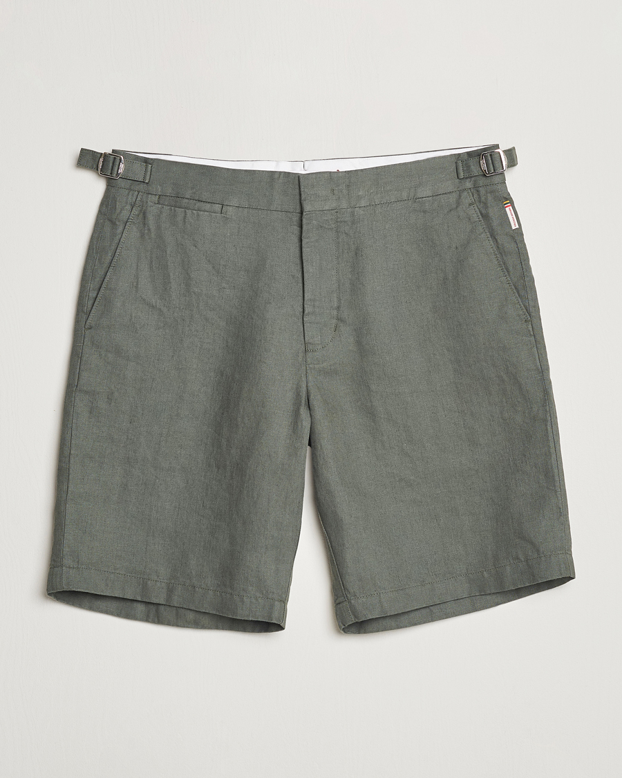Homme | Shorts | Orlebar Brown | Norwich Linen Shorts Light Kombu