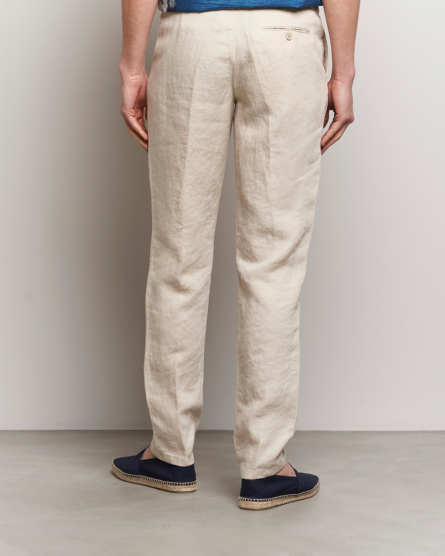 Homme | Pantalons | Orlebar Brown | Griffon Linen Trousers Chai