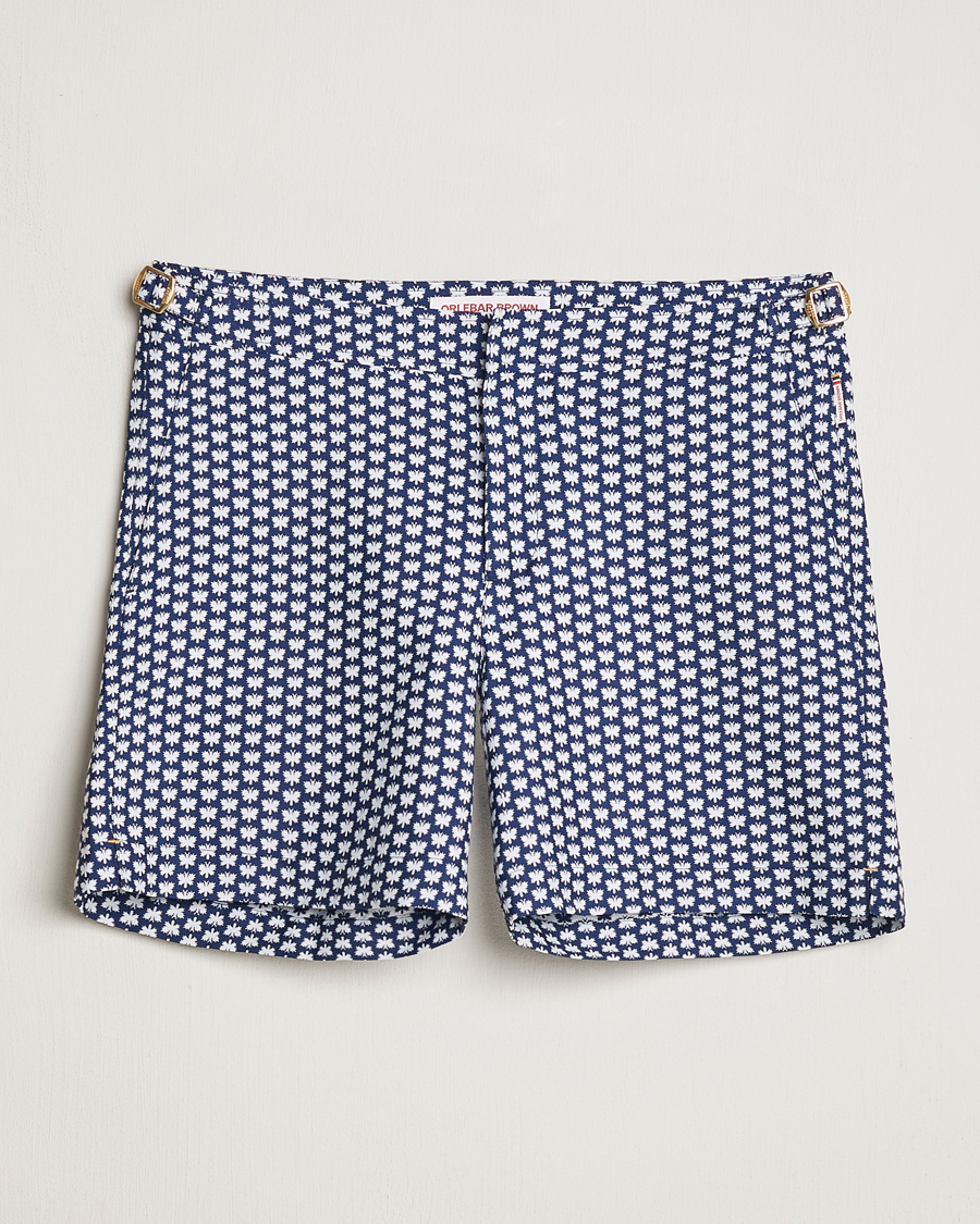 Homme | Maillots De Bain | Orlebar Brown | Bulldog Jaquard Flutter Swim Shorts Night Iris