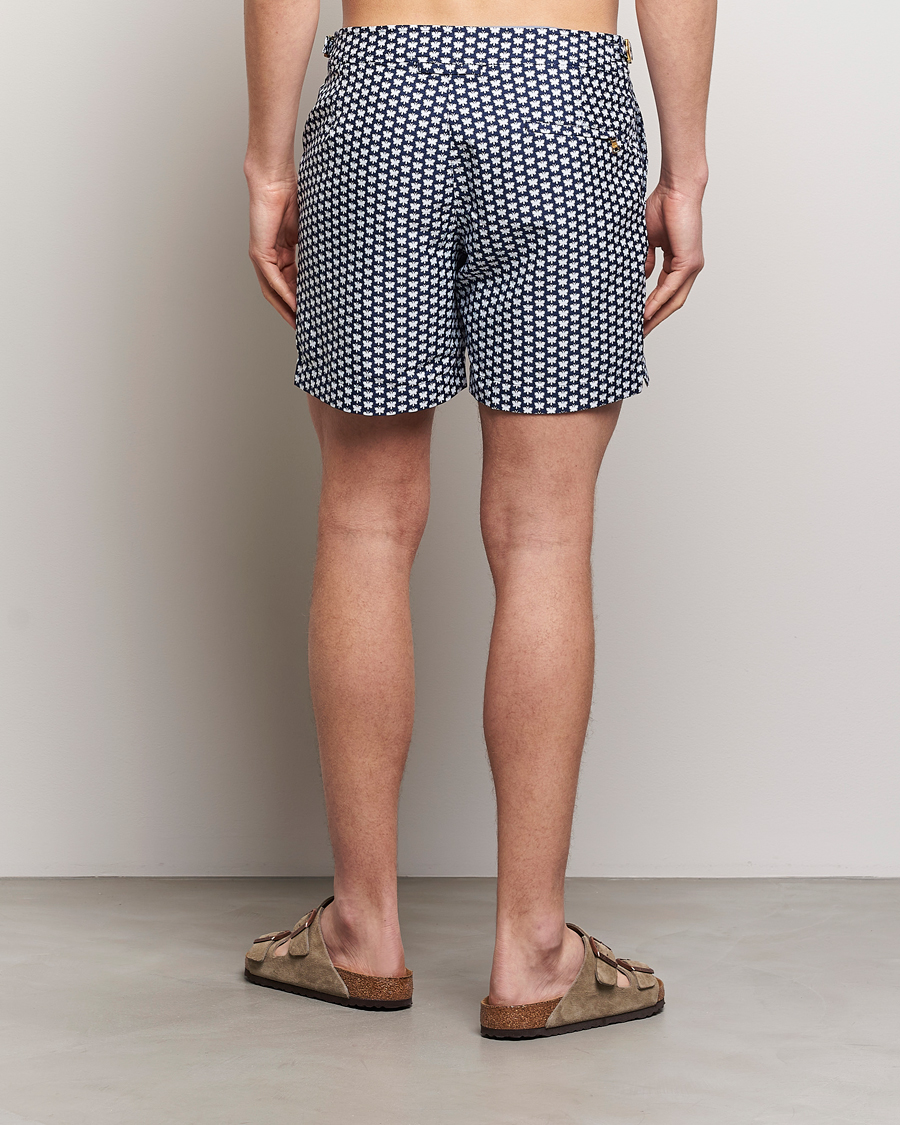 Homme | Maillots De Bain | Orlebar Brown | Bulldog Jaquard Flutter Swim Shorts Night Iris