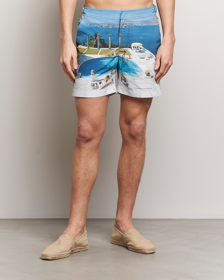 Homme | Sections | Orlebar Brown | Bulldog Slim Aarons Photo Swim Shorts Pacifico