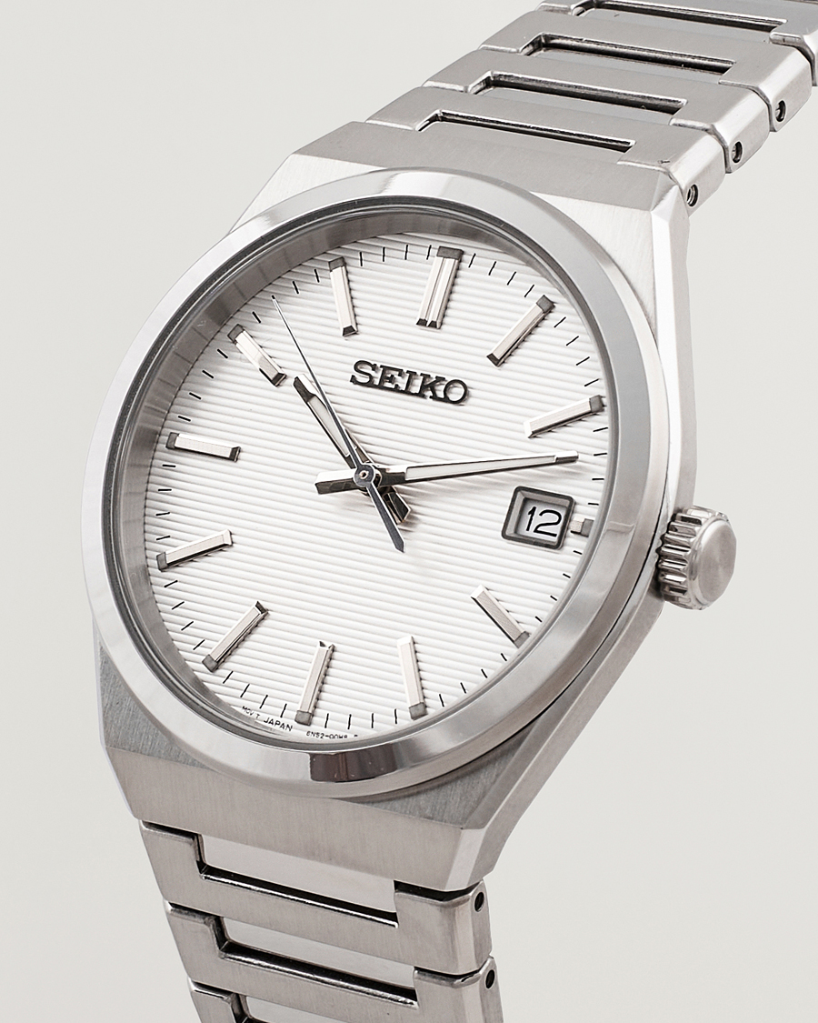 Homme | Seiko | Seiko | Sapphire 39mm Steel White Dial