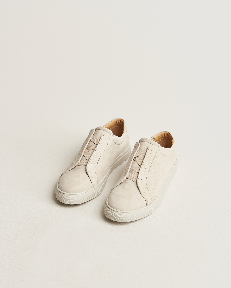 Homme | Baskets | Myrqvist | Alnö Sneakers Beige Nubuck