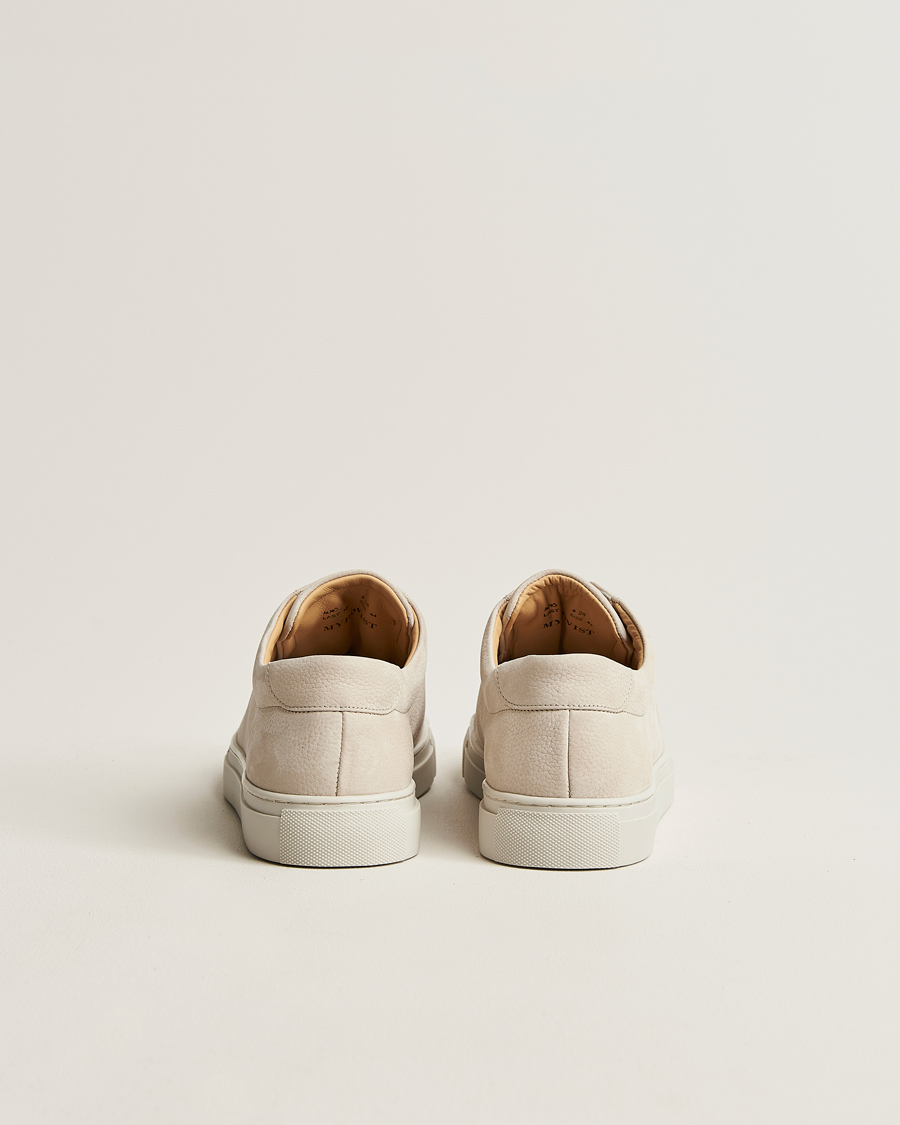 Homme | Baskets | Myrqvist | Alnö Sneakers Beige Nubuck