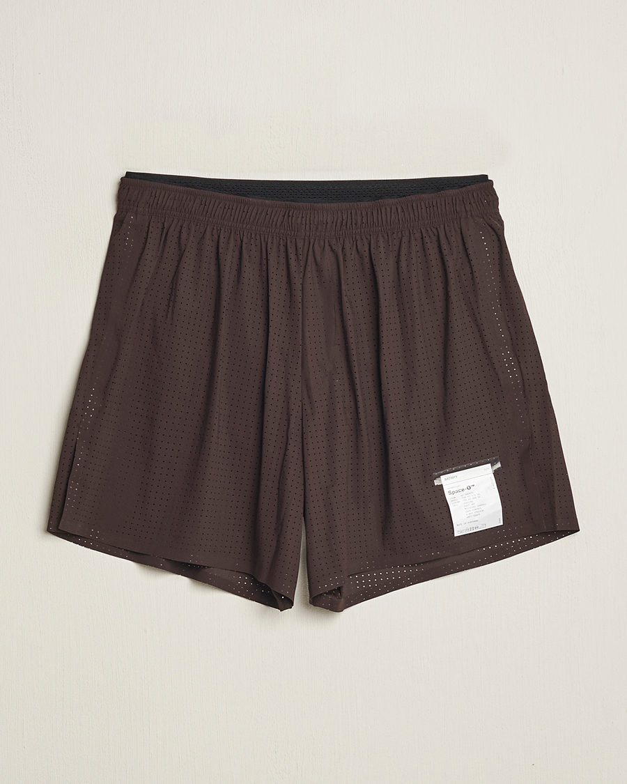 Homme | Shorts | Satisfy | Space-O 5 Inch Shorts Dark Mahogany