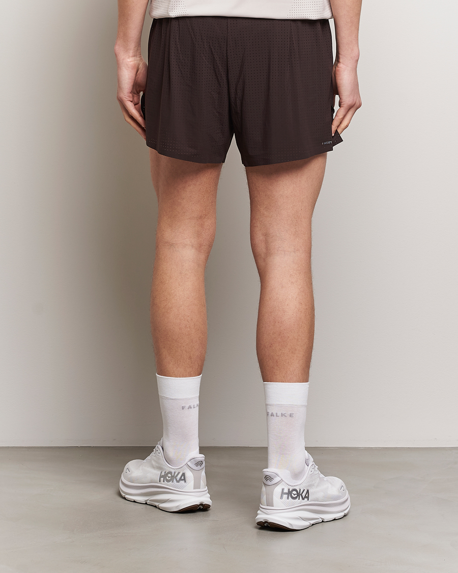 Homme | Shorts | Satisfy | Space-O 5 Inch Shorts Dark Mahogany
