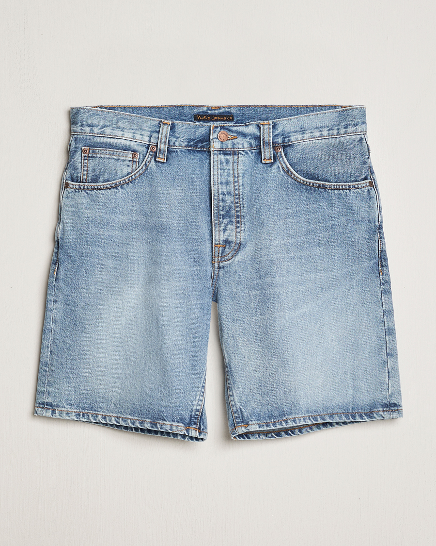 Homme | Shorts | Nudie Jeans | Seth Denim Shorts Sea Salt