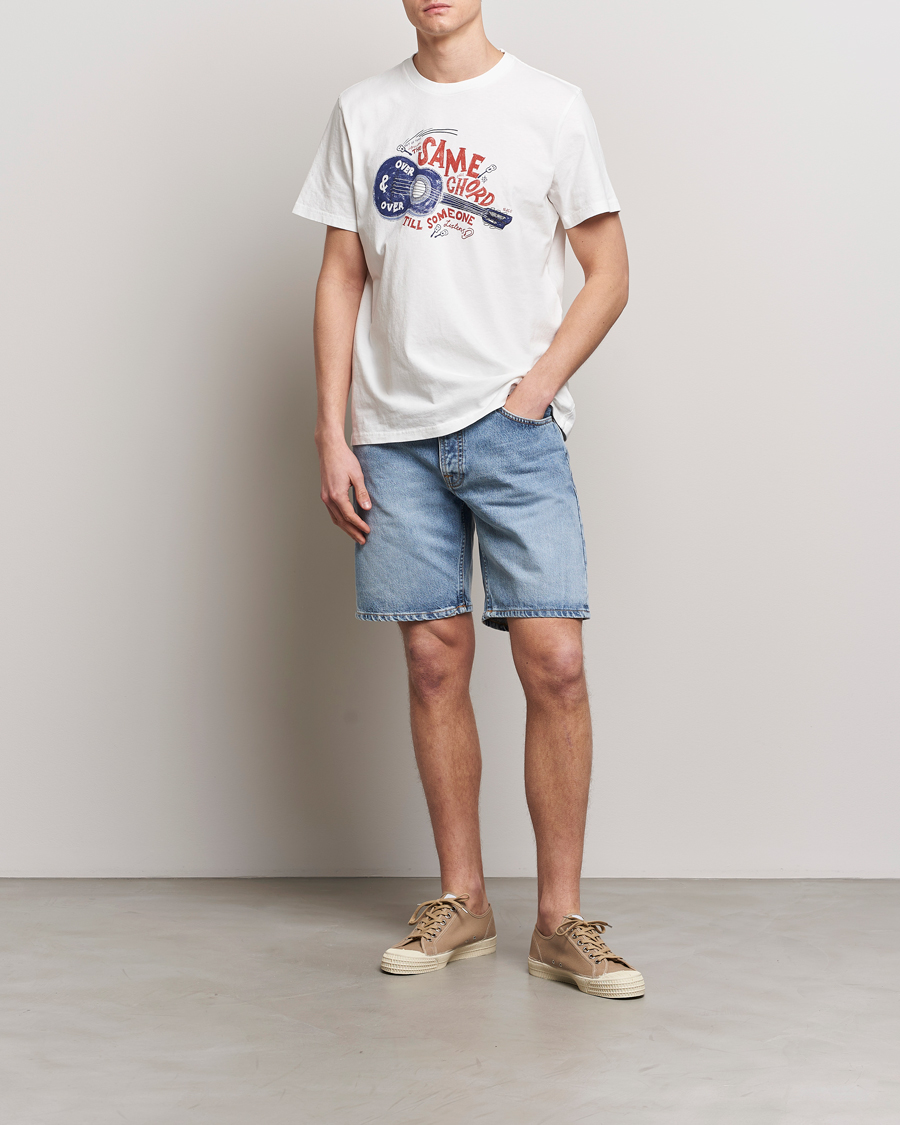 Homme | Shorts | Nudie Jeans | Seth Denim Shorts Sea Salt