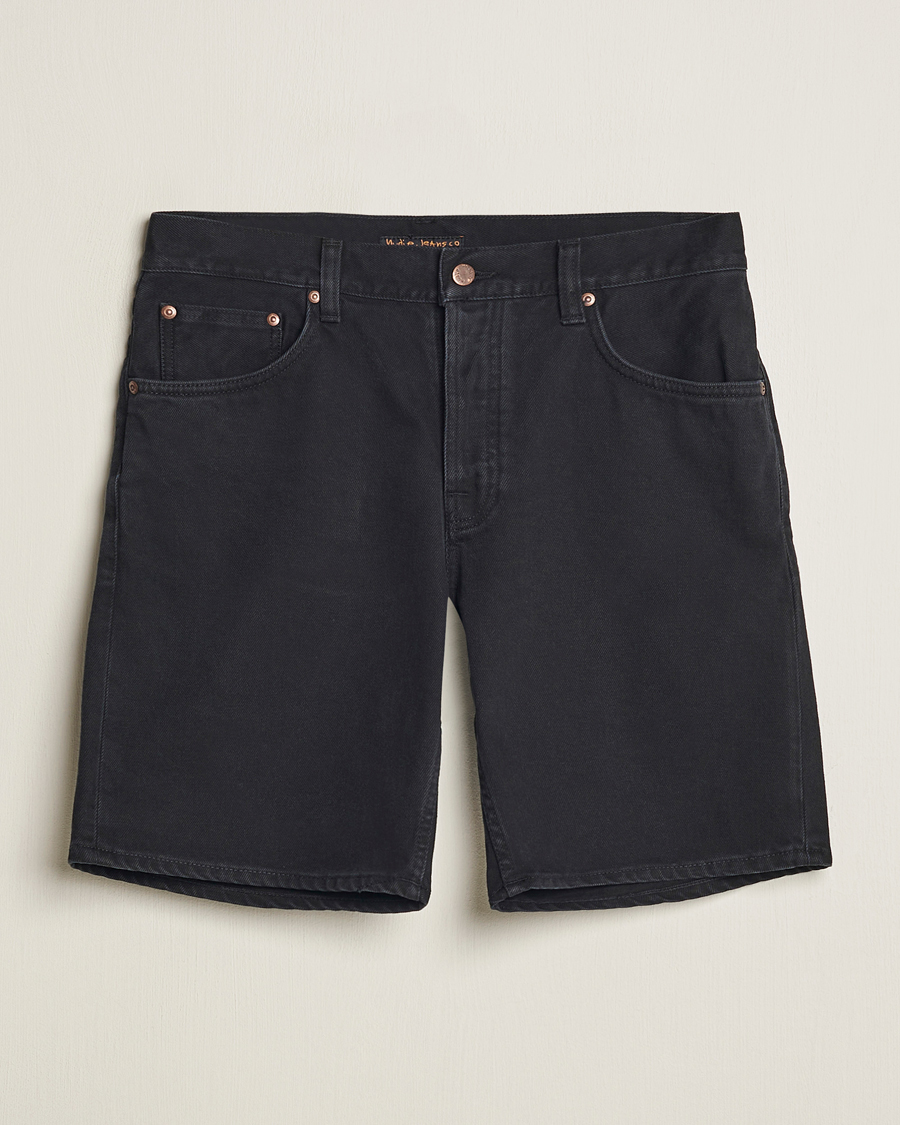 Homme | Shorts | Nudie Jeans | Seth Denim Shorts Aged Black