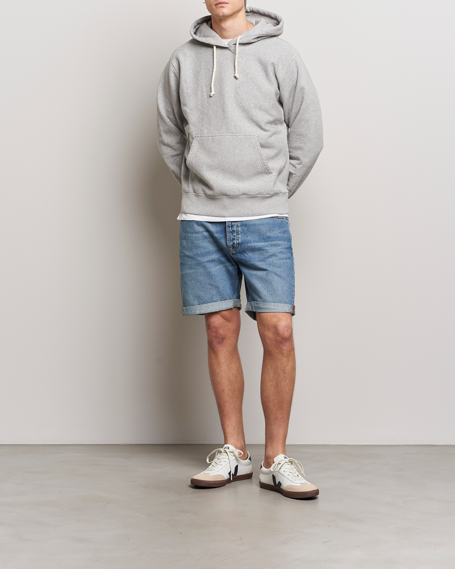 Homme | Shorts | Nudie Jeans | Josh Denim Shorts Blue Haze