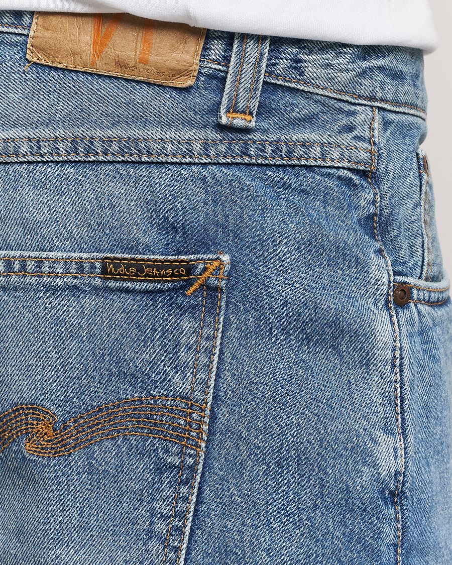 Homme | Shorts | Nudie Jeans | Josh Denim Shorts Blue Haze