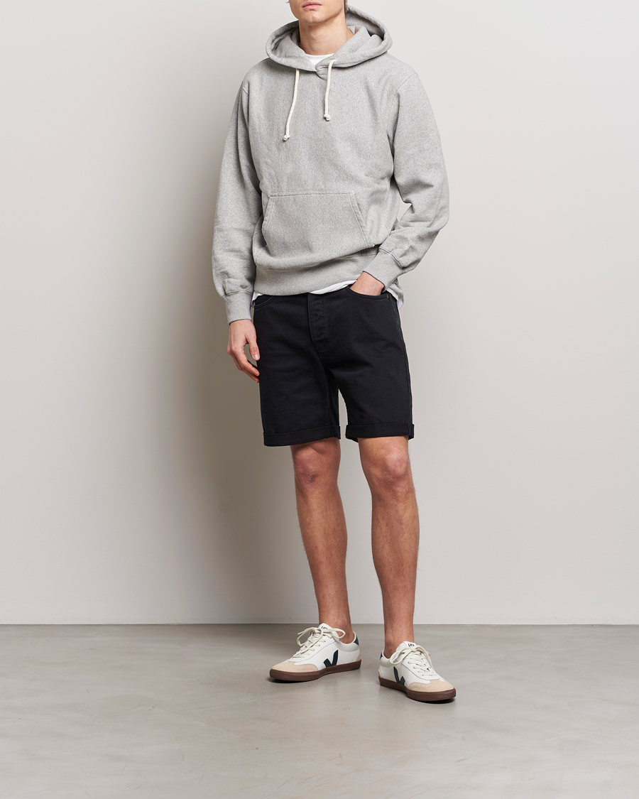 Homme | Shorts | Nudie Jeans | Josh Denim Shorts Aged Black