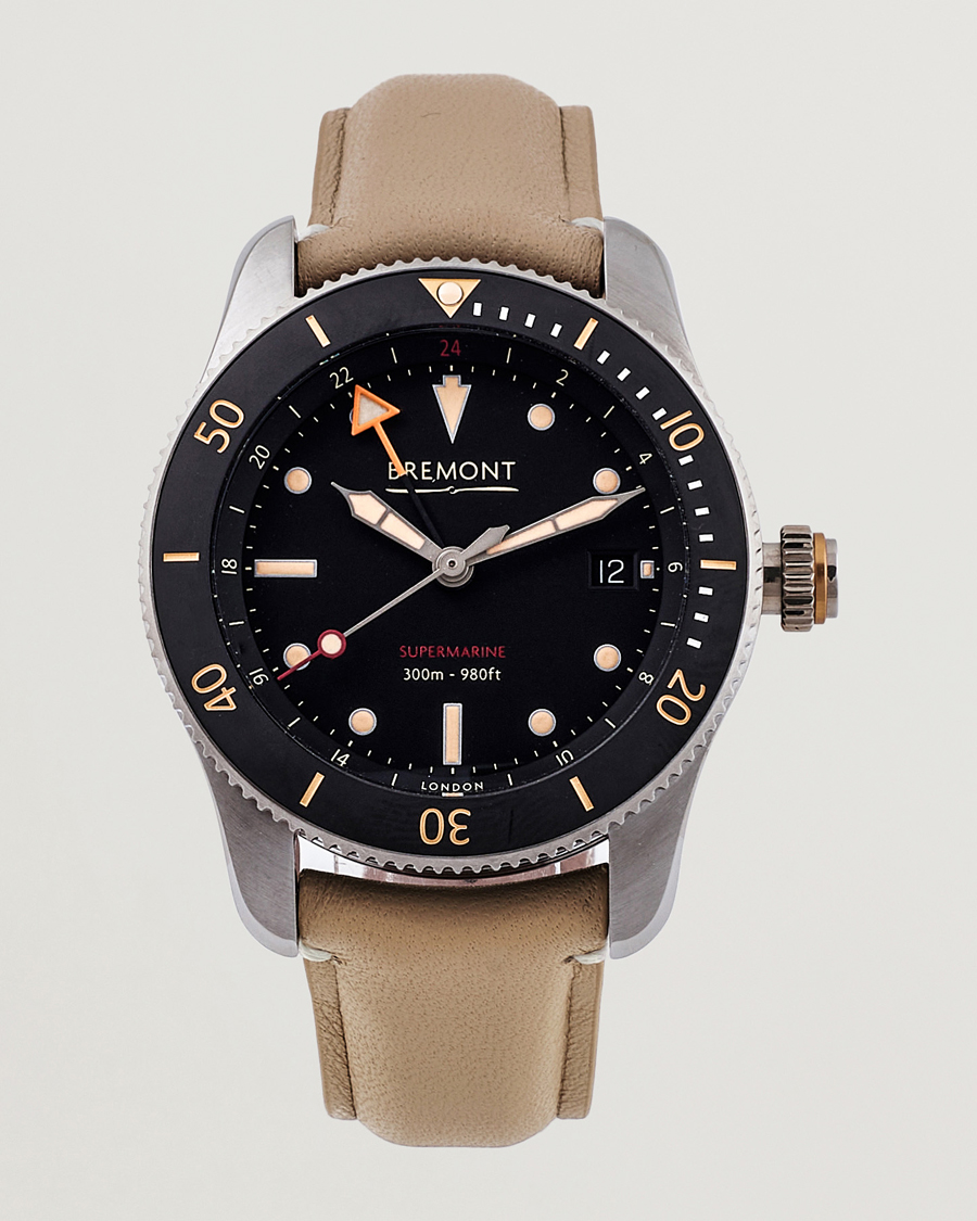 Homme | Bremont S302 GMT Diver 40mm Sahara | Bremont | S302 GMT Diver 40mm Sahara