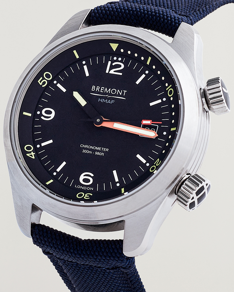 Homme | Bremont Argonaut 42mm Navy Nato Strap | Bremont | Argonaut 42mm Navy Nato Strap