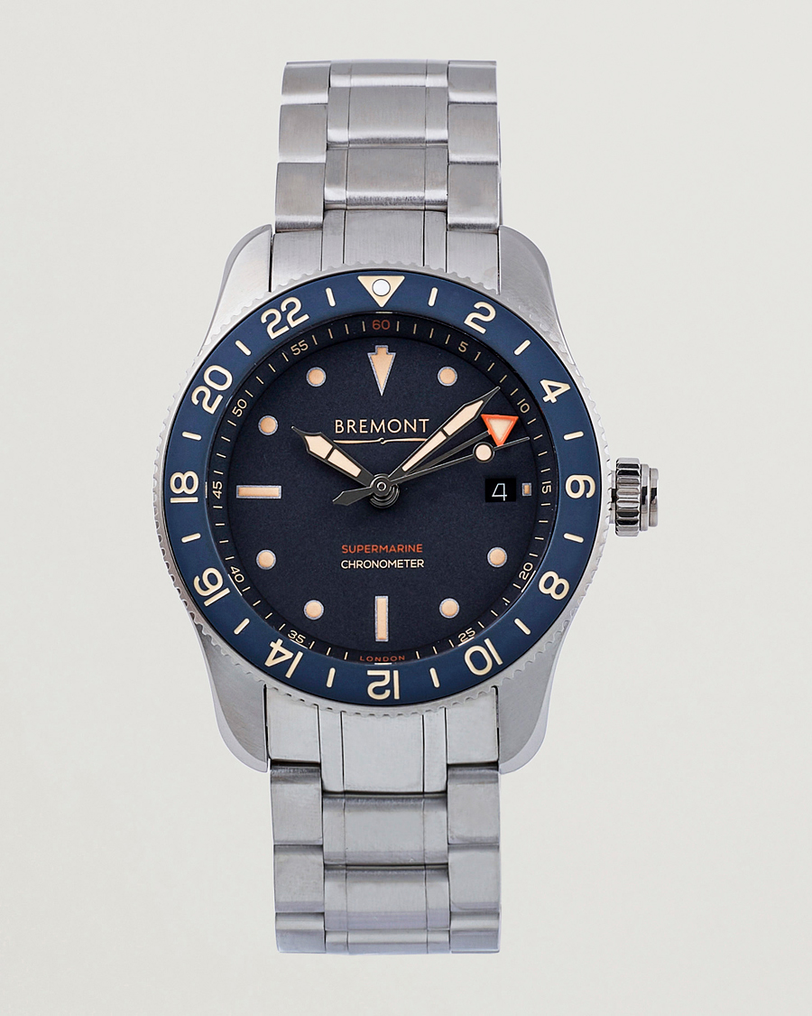 Homme | Bremont Supermarine Ocean GMT Diver 40mm Steel | Bremont | Supermarine Ocean GMT Diver 40mm Steel