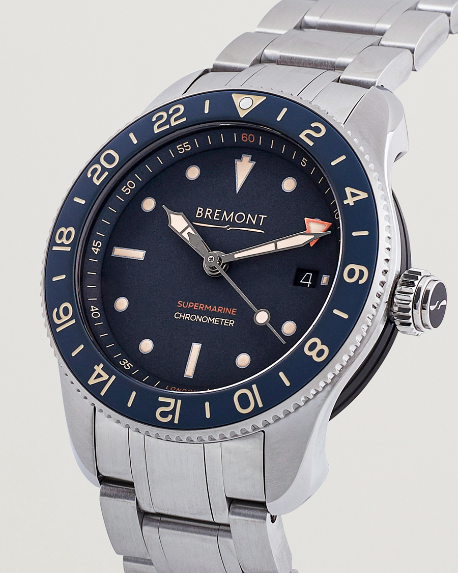 Homme | Bremont Supermarine Ocean GMT Diver 40mm Steel | Bremont | Supermarine Ocean GMT Diver 40mm Steel