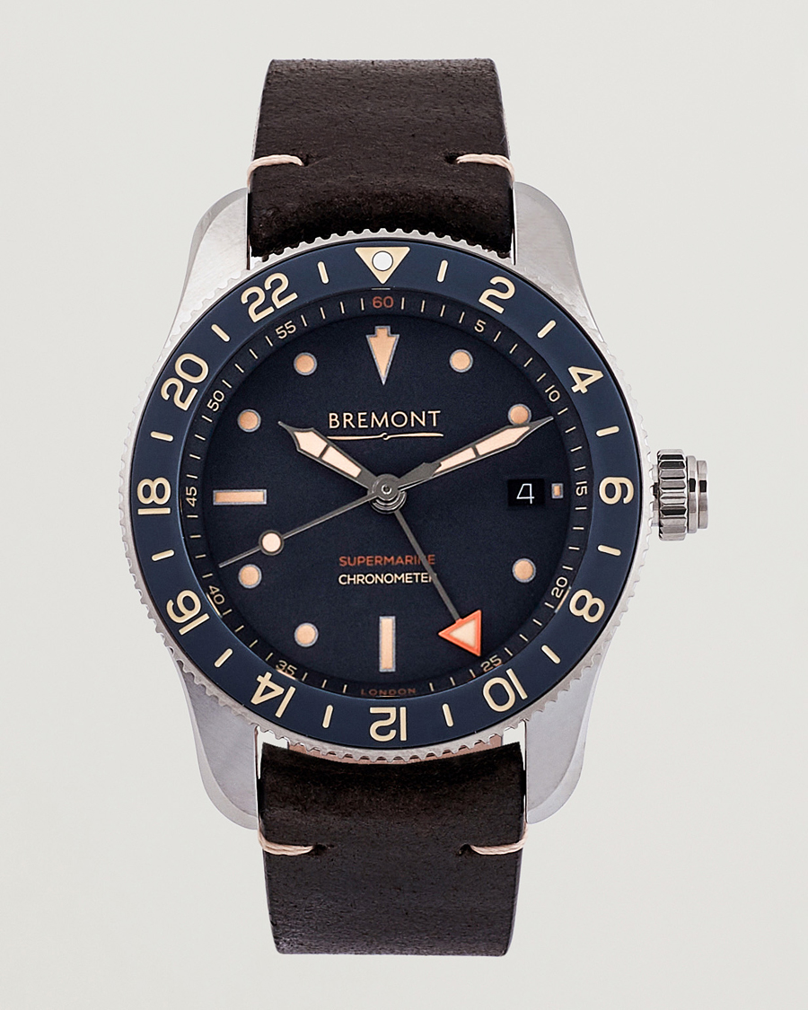 Homme | Bremont Limited Edition Supermarine Ocean GMT 40mm Brown Calf | Bremont | Limited Edition Supermarine Ocean GMT 40mm Brown Calf