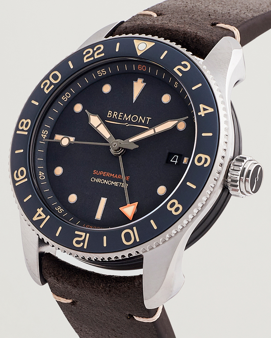 Homme | Bremont Limited Edition Supermarine Ocean GMT 40mm Brown Calf | Bremont | Limited Edition Supermarine Ocean GMT 40mm Brown Calf