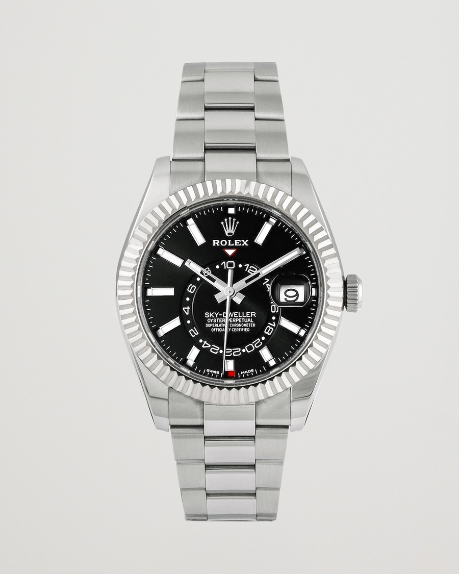 Homme | Rolex Pre-Owned Sky-Dweller 326934 Silver | Rolex Pre-Owned | Sky-Dweller 326934 Silver